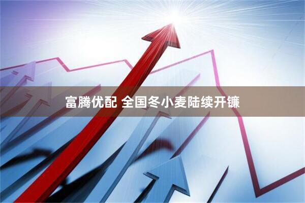 富腾优配 全国冬小麦陆续开镰