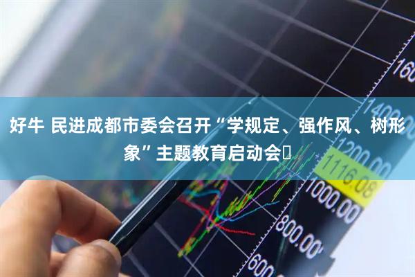 好牛 民进成都市委会召开“学规定、强作风、树形象”主题教育启动会​