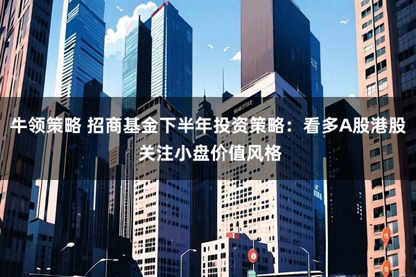 牛领策略 招商基金下半年投资策略：看多A股港股 关注小盘价值风格