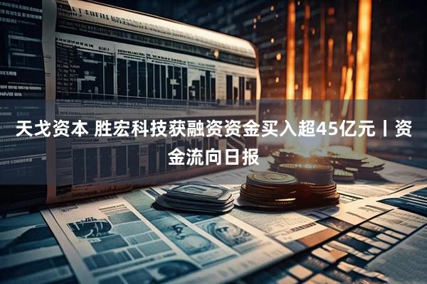 天戈资本 胜宏科技获融资资金买入超45亿元丨资金流向日报