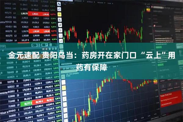 金元速配 贵阳乌当：药房开在家门口 “云上”用药有保障
